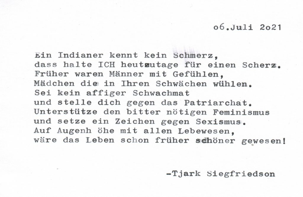 Gedicht, Feminismus, Patriarchat